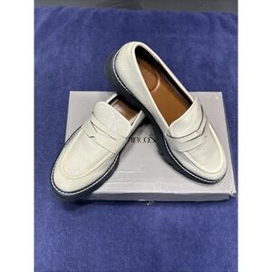 NIB Franco Sarto Women's Balin Lug Sole Penny Loafer in Putty Size 8.5 $42